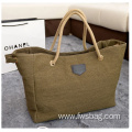 Wholesale Custom Print Logo Casual Black Shopping Bags